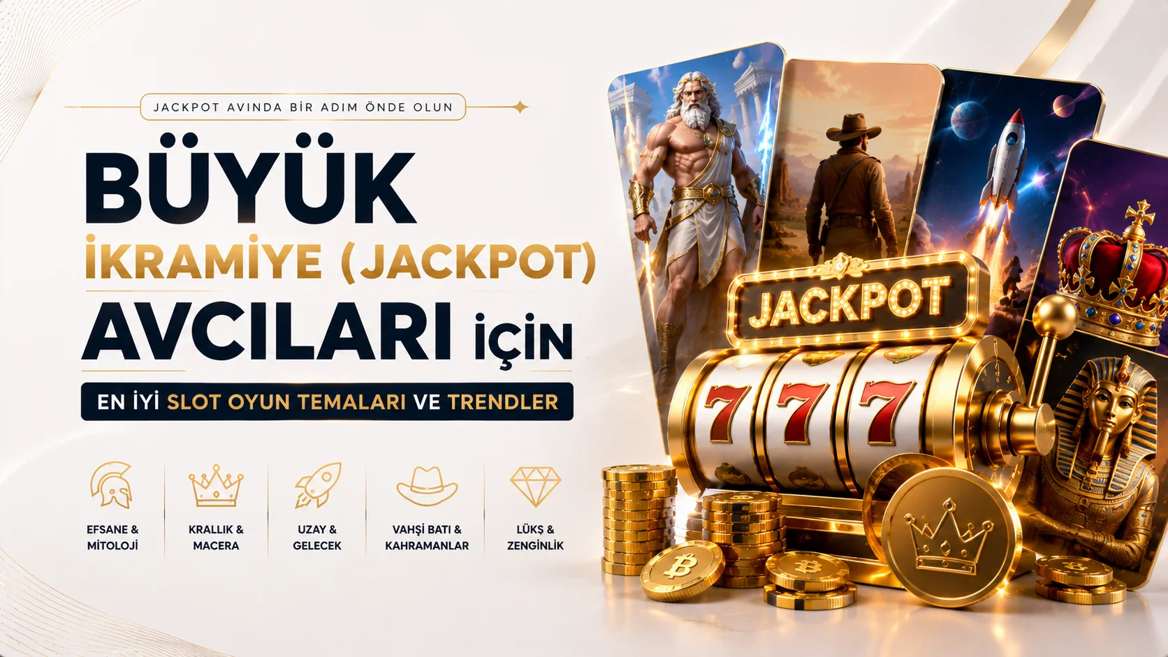 Büyük İkramiye (Jackpot) Avcıları İçin En İyi Slot Oyun Temaları ve Trendler
